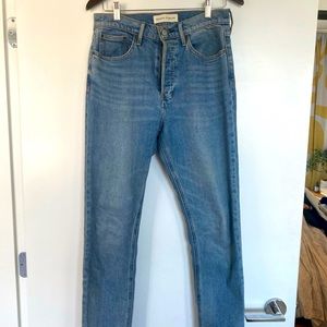 Great pair of Aritzia brand Denim Forum jeans in perfect condition.